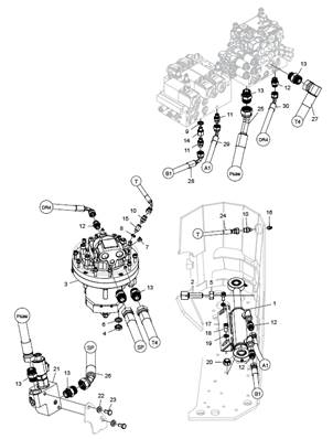 Saw hydraulics 218 F11-19 LM005357