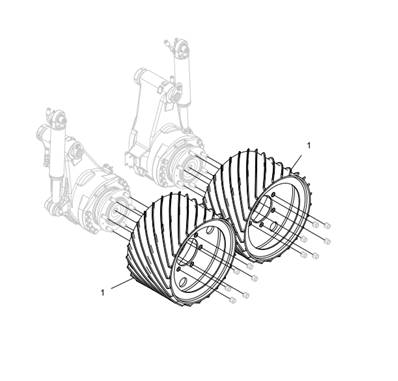 Feed rollers Eucalyptus LM043596