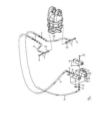 Rotator control, valve LM047137