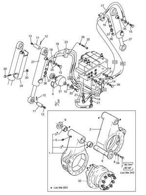 Feed roller arms LM999102