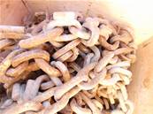 Used pair of chains 18.4-34 double diamonts 10mm