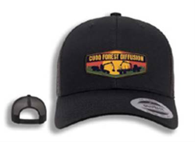 Cap Retro Trucker black CUOQ FOREST DIFFUSION