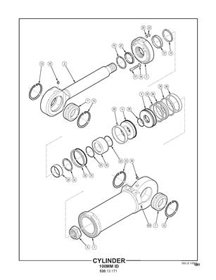Cylinder 100 mm ID 52013171