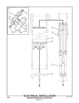 Electrical Installation, Harvester Boom, Telescopic 60331121