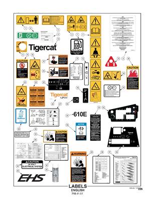 Labels, English 7104151