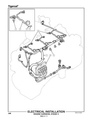 Electrical Installation, Engine Harness Stage V 93002111