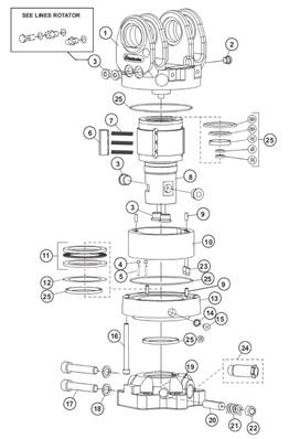 Bogie, assembly 7011367