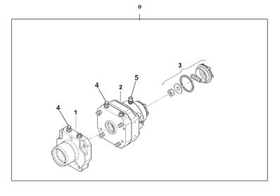 Spring brake cylinder 7038082