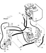 Transmission, hydraulic lines 9991168S2