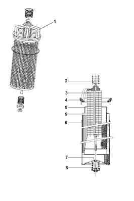 Hydraulic reservoir, assembly 9991187