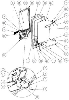 Door, assembly 9991371