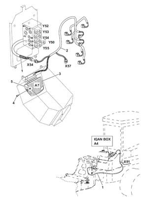 Harness of hydraulic cradles, assembly 9991444