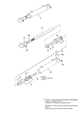 Step Hydraulic Cylinder Assembly 9991604