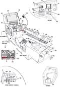 Cab side console, assembly 9991753S3