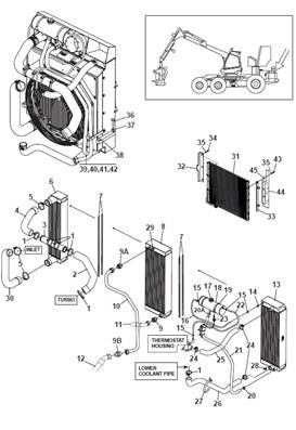 Water cooling, mounting 9992177S2
