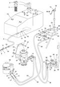 Fuel lines, mounting 9992259S2