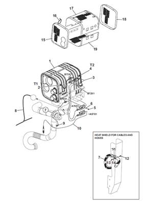 Exhaust, assembly 9992484
