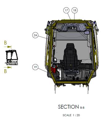 7000 seat, armrests 99929492