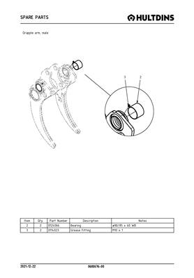 Grapple arm, male 068067600