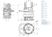 Rotator INDEXATOR GV12S M16 Ø173mm for 100mm links
