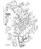 Frame with protective cover LM006200