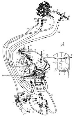 Saw hydraulics 318 F11-19 LM006810S2