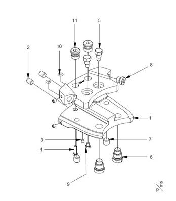 Bar holder for F12-30 #20 with stump treatment LM554198
