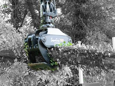 Grapple HULTDINS SuperGrip I 260S with rotator INDEXATOR G141 Y