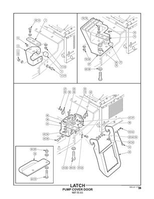 Latch, Pump Cover Door 1075583S2