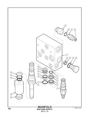Manifold, Bar Saw Supply 50703185