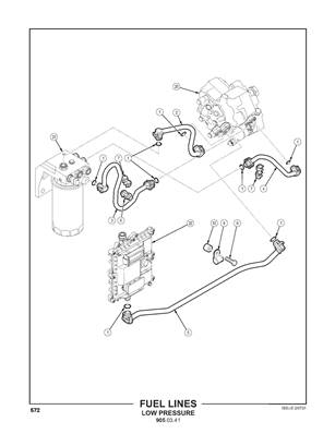 Fuel Lines, Low Pressure 9050341