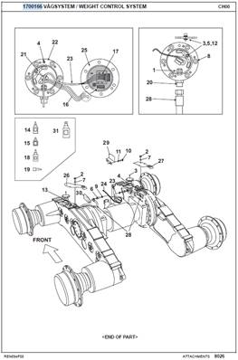 Bogie load control system, assembly 1700166