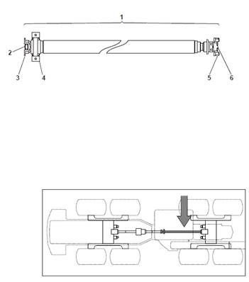 Front cardan shaft 9990055