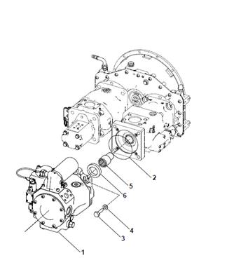 Transmission pump bracket, assembly 9991166