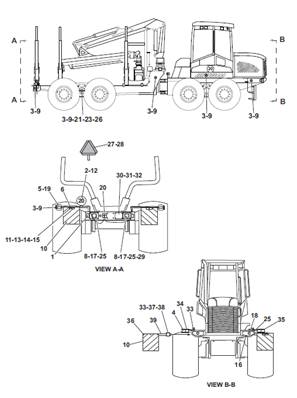 Road lighting kit, mounting 9991347