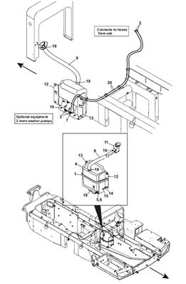 Washer circuit, assembly 9991366