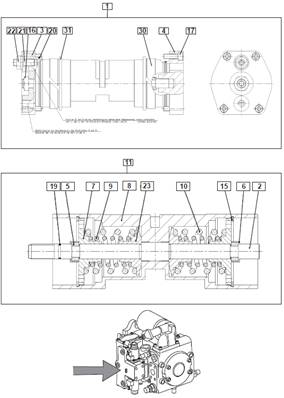 Transmission pump, control 9991710