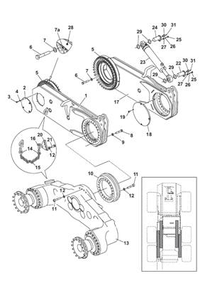 Pendulum bogie 9991873