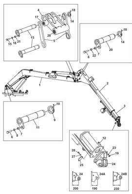 Crane 300 10m, assembly 9991919