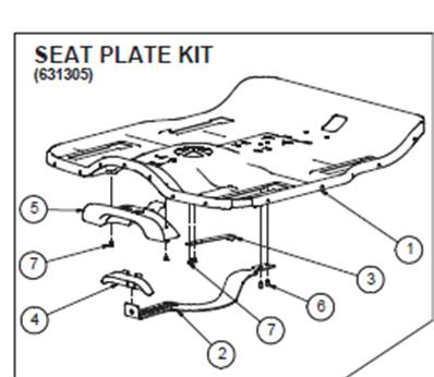 3000 HIGH END seat assembly 9992152