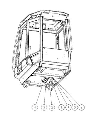 7000 seat, armrests 9992612