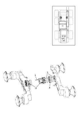 MSE08 forward drive motor, assembly 9992704