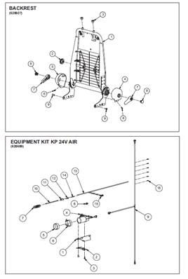 Seat 7000 BASIC, assembly 99929134