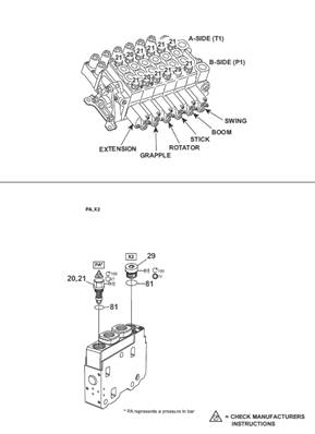 Crane distributor K170, assembly 99929217