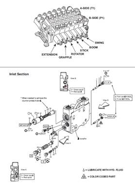 Crane distributor K170, assembly 99929219