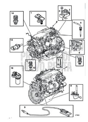 Diesel engine, assembly 99929276