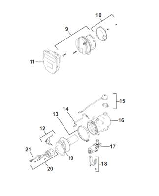 Webasto, assembly 99929320