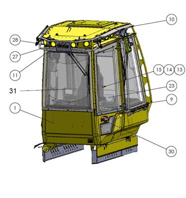 7000 seat, armrests 99929495