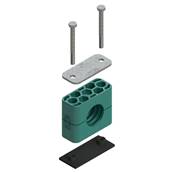 Simple complete flange for hose Ø20 mm Parker RAP3-320