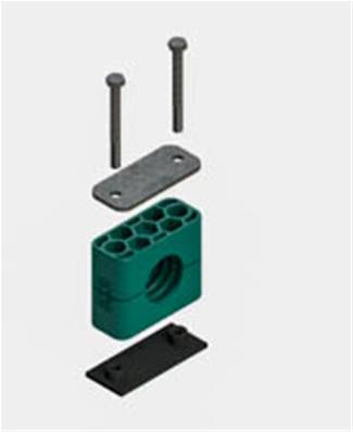 Simple complete flange for Ø26.9 mm hose RAP3-426.9